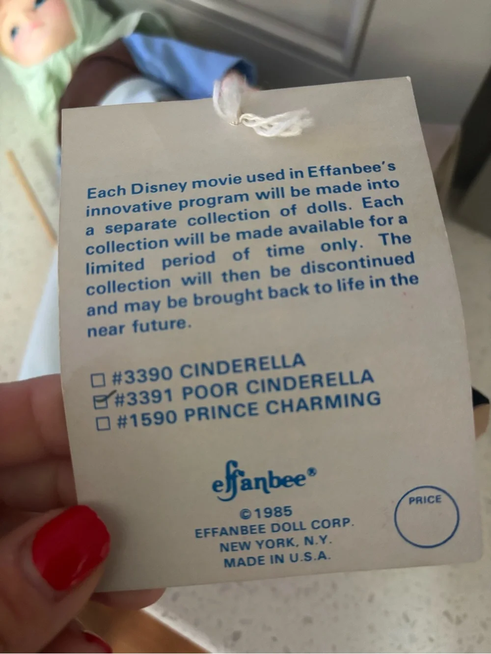 Vintage Disney Cinderella Dolls. Original Cinderella & Poor
